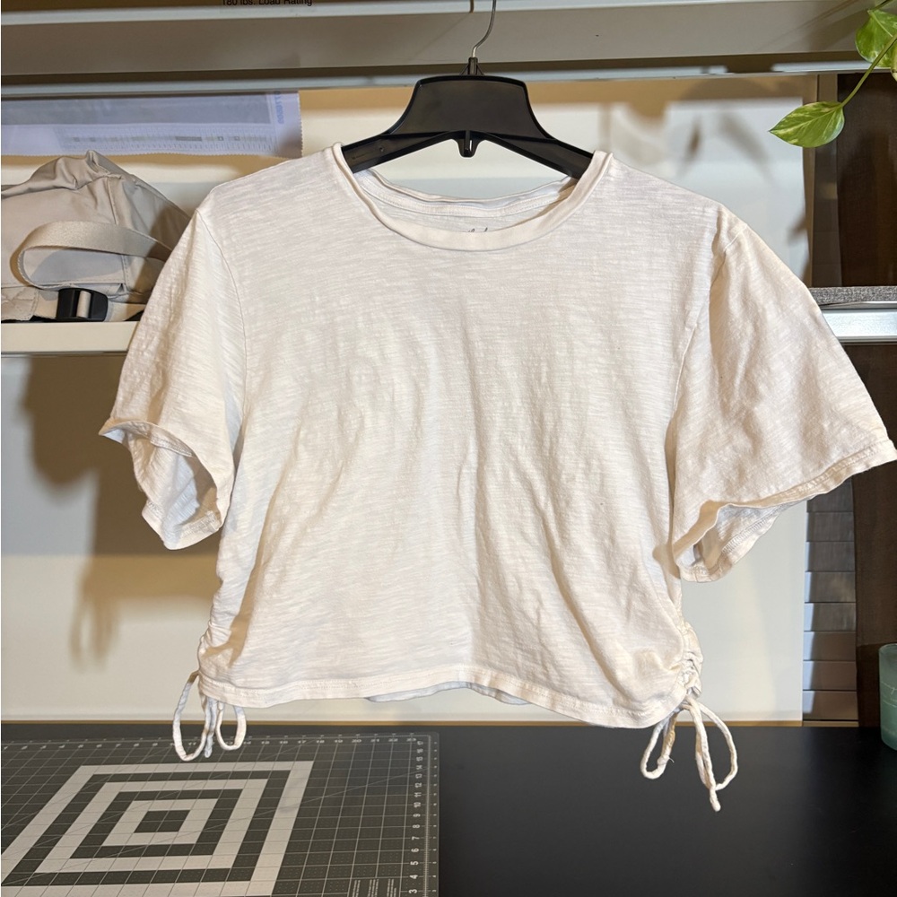 White Women's Crop Top